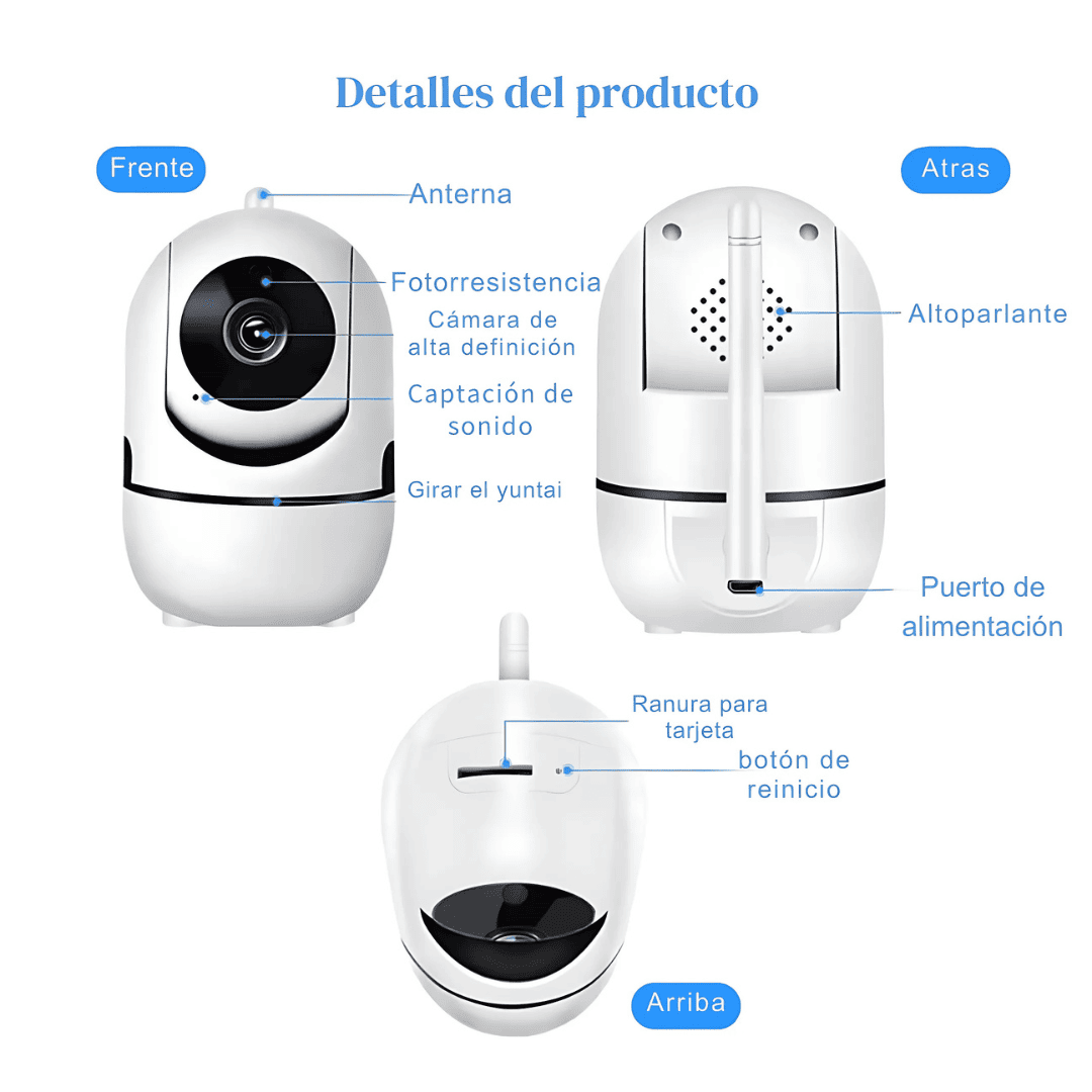 Orbitek® - Cámara de Seguridad Inteligente 360°